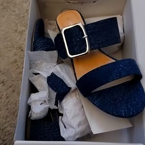10W denim sandals